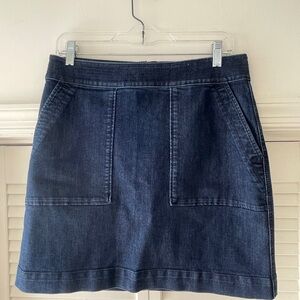 LOFT Denim Mini Skirt